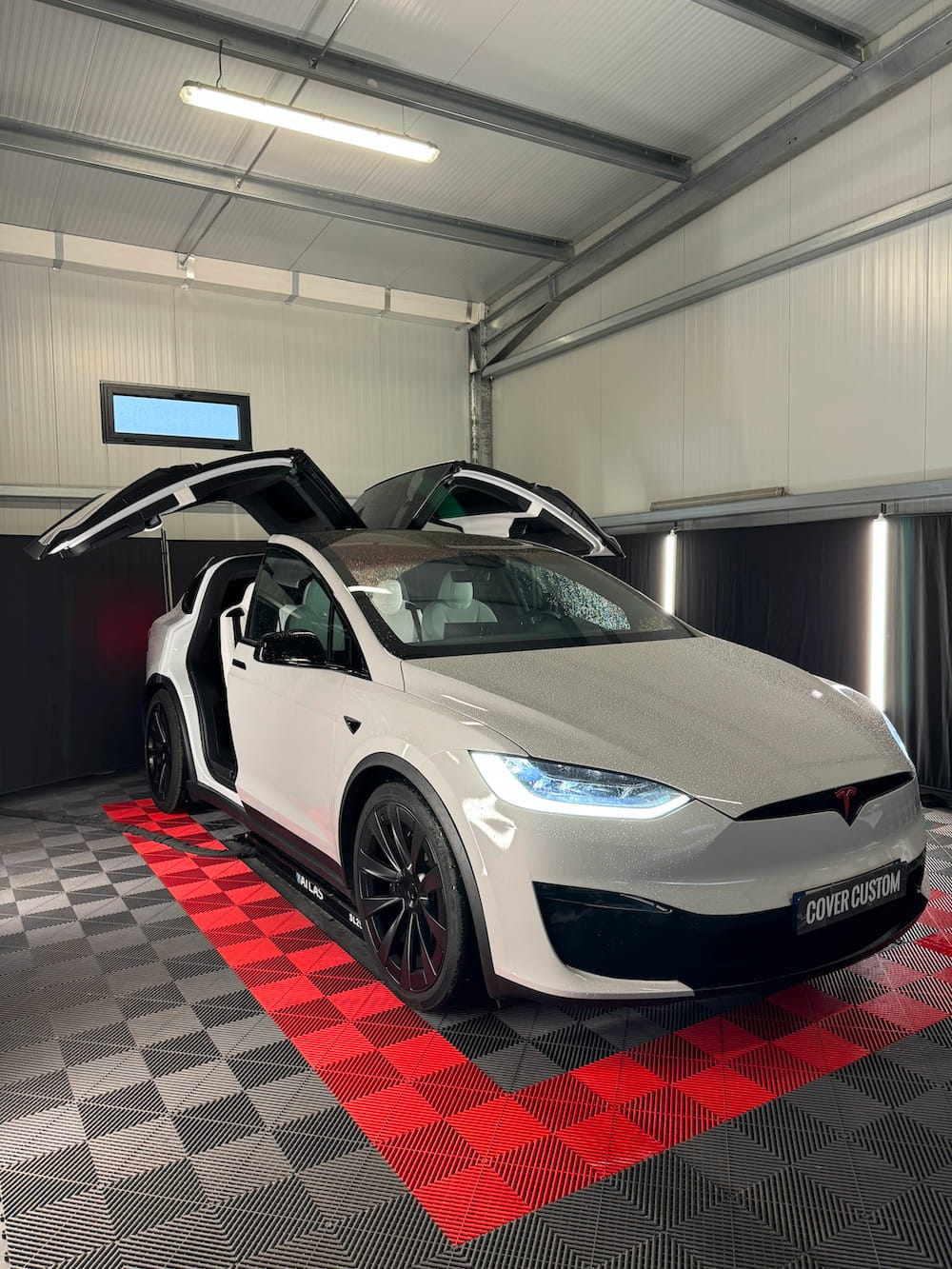 Tesla Model X Gris Craie