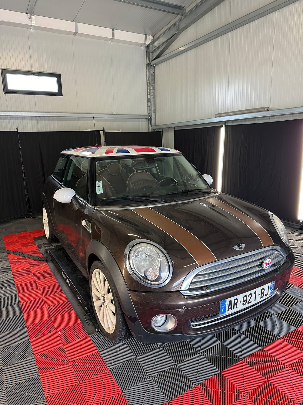Mini Cooper Toit Drapeau EN